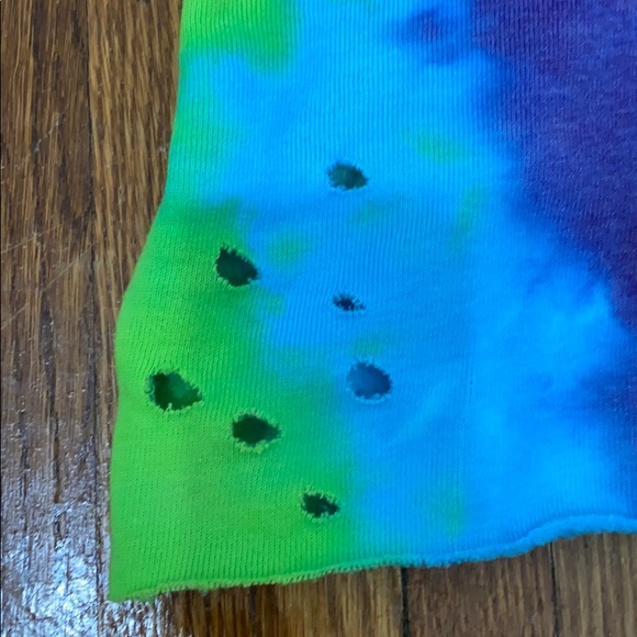 Hollyworld by Holly Green TYE DYE crop sweater - Picture 3 of 3